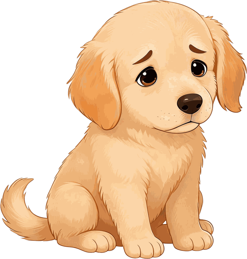 Sad puppy